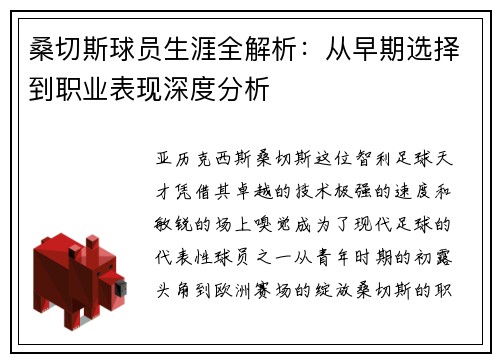 桑切斯球员生涯全解析：从早期选择到职业表现深度分析